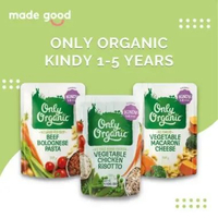 Only Organic Kindy Vegetable Macaroni Cheese Chicken Beef 1-5 Years Vege Mac Cheese