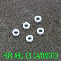Baitcast Reel For OMOTO ABU 5000 Series C4 C3 White Ceramic Ring Fishing Boat Accessories