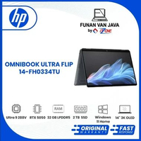 LAPTOP HP OMNIBOOK ULTRA FLIP 14-FH0334TU/ FH0556TU CORE ULTRA 9-288V/32GB LPDDR5X (OB)/2TB SSD 4x4/