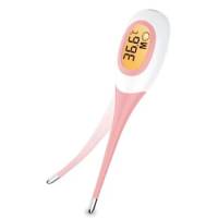 Fever Thermometer Medical Digital Household Digital LCD Medical 8 Seconds Fast Measurement Child Body Soft Head Pet Thermometers