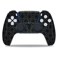 For PS5/Playstation 5 Controller Skin metal pattern PVC Skin Vinyl Sticker Decal Cover Dustproof Protective Sticker 1 PCS