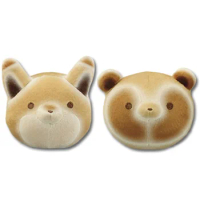 New Cute Tanuki to Kitsune Raccoon Dog Fox A Bakery In the Mountains Mini Bread Plush Stuffed Doll Toy 10cm Kids Gifts
