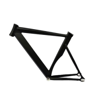 Aluminium Road Bike Frame 700C Alloy Bicycle Frame Low Weight Material Fixed Gear Bike Aluminum Frame With Carbon Fork