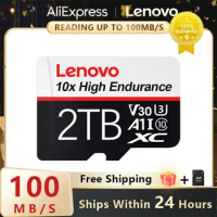 Lenovo 2TB SD/TF Flash Memory Card 1TB Micro TF SD Card 512GB 256GB Mini SD Card Up To 100MB/s 128GB Waterproof For Phones Drone