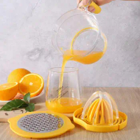 Low-maintenance Citrus Squeezer Citrus Juicer Portable 21-ounce Capacity Citrus Juicer with Comfortable Grip Handle for Orange