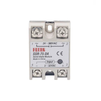 solid state relay SSR-75DA 75A 3-32V DC TO 24-380V AC SSR 75DA relay solid state