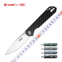 FH41 FH41S Ganzo Firebird FBKNIFE D2 blade G10 Carbon Fiber Handle Folding knife Outdoor Survival Pocket Knife tactical EDC tool