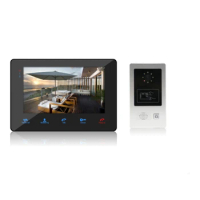 Villa Interphone 2 Wire Video Doorbell/intercom/door Phone Memory Card Max. 32G SD Card 1 Outdoor Unit+1 Indoor Unit 15V DC CMOS