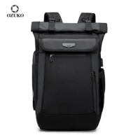 OZUKO 15.6 inch Laptop Men Backpack Multifunction School Backpacks New USB Teenager Fashion Schoolbags Waterproof Travel Mochila