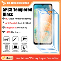 5PCS Screen Protector for Samsung S22 Plus S21 S20 FE 5G A54 A53 A72 Tempered Glass For Samsung A73 A53 A33 A23 A52S A32 A22 5G
