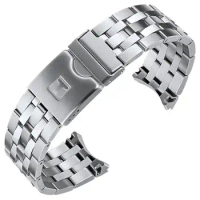 FKMBD For Tissot T120 Starfish Series Wrist Strap 1853 Steel Strap T120407A T120407 Men's Fine Steel Watch Strap Chain