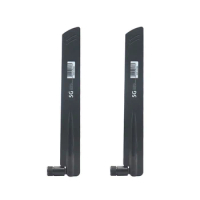 2 Pcs 3G 4G 5G Antenna 600-6000Mhz 18Dbi Gain SMA Male For Wireless Network Card Wifi Router High Signal