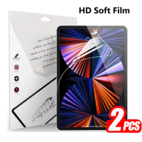 2 packs PET soft screen protector for iPad Pro 12.9 2021 2020 2018 protective film For Apple iPad Pro 12.9 2021 A2379 A2462