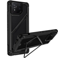 Fit ASUS ROG Phone 8 Kickstand Case,Shockproof Slim Fit Clear Protective Cover For ASUS ROG Phone 8 5G Cases with Holder