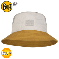 【BUFF 西班牙 太陽漁夫帽《奶油蛋黃》】125445/遮陽帽/防曬帽/戶外帽
