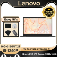 Lenovo ThinkBook 14 2023 Laptop 13th Gen Core i5-1340P Intel Iris Xe 16GB RAM 512G/1T/2TB SSD 14-Inch FHD IPS Screen Notebook PC