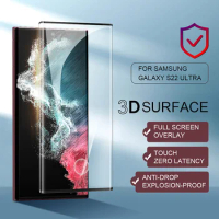 Full Cover Tempered Glass For Samsung Galaxy S22 Ultra S23 S21 S20 Ultra Plus S8 Plus S 21 Note 20 Ultra Screen Protector Glass