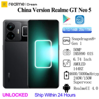 New Realme GT Neo 5 Snapdragon 8+ Gen1 240W 150W Supervooc 4600/5000mAh 50MP IMX890 OIS 6.74Inch AMOLED 144Hz OTA