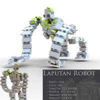 New MOC Robot The Laputan Robot Fit MOC-20801 Sky City-Laputa Robot Model Building Blocks Bricks Kid