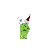 พวงกุญแจ LIL CLASSIC SANTA BAG CHARM - CROCS GREEN