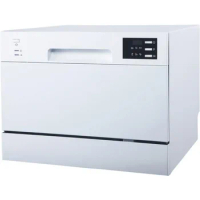 SPT SD-2225DW Compact Countertop Dishwasher/Delay Start-Energy Star Portable Dishwasher with Stainless Steel Interior and 6 Plac