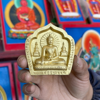 【代造佛像】中號釋迦牟尼佛等身像擦擦佛像 西藏拉薩傳統泥塑像