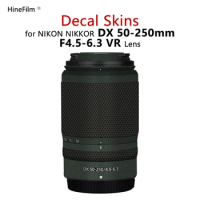 Nikkor 50-250 Lens Sticker 50250 Skin For Nikon Z DX 50-250mm f/4.5-6.3 VR Lens Protector z 50-250 Wrap Cover Protective Film