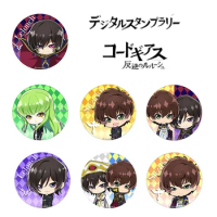 Code Geass Lelouch of The Rebellion 58 mm badge Buttons Round Icons