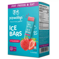 Pops Malaya Ais Bar Strawberi (45ml x 5 Ais Bar) [Percuma 1 Ais Bar]