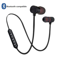 XT6 Wireless Bluetooth Earphones Magnetic Wireless Headphones Sport Neckband Neck-hanging Earbuds Fone Blutooth Headset with Mic