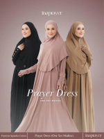ONE SET MADINAH PRAYER DRESS - INAPRAYER (One Set Abaya Umroh Haji Gamis Set Kerudung Syari)