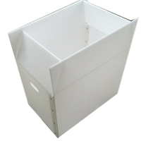 周轉箱 鈣塑板周轉折疊紙箱 中空板包裝塑料紙箱 防靜電瓦楞板折疊搖蓋箱