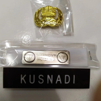 name tag mgnet+lencana korpri magnet