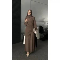 Erina Dress Ceruti Ootd Hijab Simple Seragam Bridesmaid BIGSIZE DRESS MILO