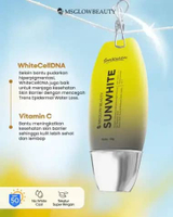 MS Glow Sunscreen Sunwhite Series SPF 50 PA++ (Sunscreen Anti Kusam) Sunwhite DNA-Kuning