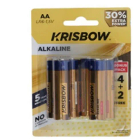Krisbow Battery AA 1,5V - Isi 6