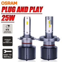 OSRAM Original H7 H4 Led Canbus Car Headlight Bulb H1 H11 9005 9006 HB4 HB3 H8 Fog Light Lamp 6000K Diode Turbo Fan High Low 12V