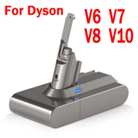 Rechargeable Vacuum Cleaner Battery For Dyson V6 V7 V8 V10 Series SV07 SV09 SV10 SV12 DC62 Absolute Fluffy Animal Pro Batteries