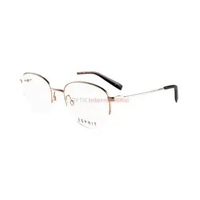 ESPRIT ET33466 C584 Frame Kacamata Gold Tortoise Original Eyewear Metal Stylish Gold Demi