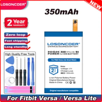 LOSONCOER 350mAh Battery for Fitbit Versa / Versa Lite FB504, FB415 FB505 SP271828SF Heart Rate Monitoring Smart Watch Free Tool