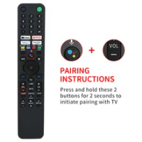 New RMF-TX520U Replacement Smart TV Remote Control For Sony KD55X85J XR65A80J KD65X85J XR-75X90CJ KD75X85J KD85X91CJ
