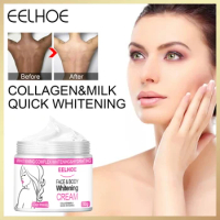 EELHOE Whitening Cream Collagen Body Lotion Brightening Skin Lighten Melanin Moisturizing for Dark Black Skin Body Care Cream