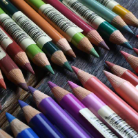 95301-12 Colors Wood Pastel Colored Pencil Set Oil Colour Lead