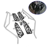 Fit For ZONTES 350D Engine Guard Highway Crash Bar Frame Protection Bumper 350D 350M 350E 350 D Motorcycle Accessories
