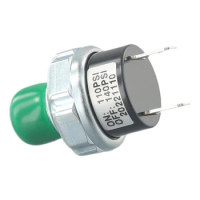 Air Pressure Control Switch, Ideal for Air Compressors, 1/4 18 NPT Male Thread, Suitable for Air Suspension and Horn, 110 140PSI