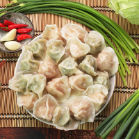 陳記好味 飽滿元寶手工水餃-高麗菜、韭菜、玉米任選1包(煎煮/水煮/15分鐘即上桌)