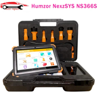 Humzor NexzSYS NS 366S NS366 Full system OBD2 Scanner Car Diagnostic Tool TPMS 17 Reset ECU Key Programmer Support BT5.0 12V-24V