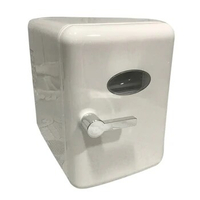 4L Mini Fridge Refrigerator Portable 110V 220V Samll Warmer Cooler Cans Freezer for Snacks Drinks Home Food Room Kitchen 미니냉장고