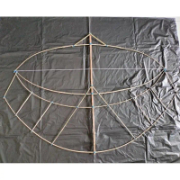 Kerangka Gapangan Pegon Ceper 60cm       kerangka Gapangan