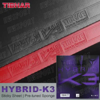 TIBHAR HYBRID K3 Table Tennis Rubber Original Sticky Ping Pong Rubber Sheet with Pre-tuned ESN Cake 